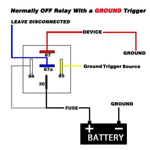 relay wiring diagram 5 pin