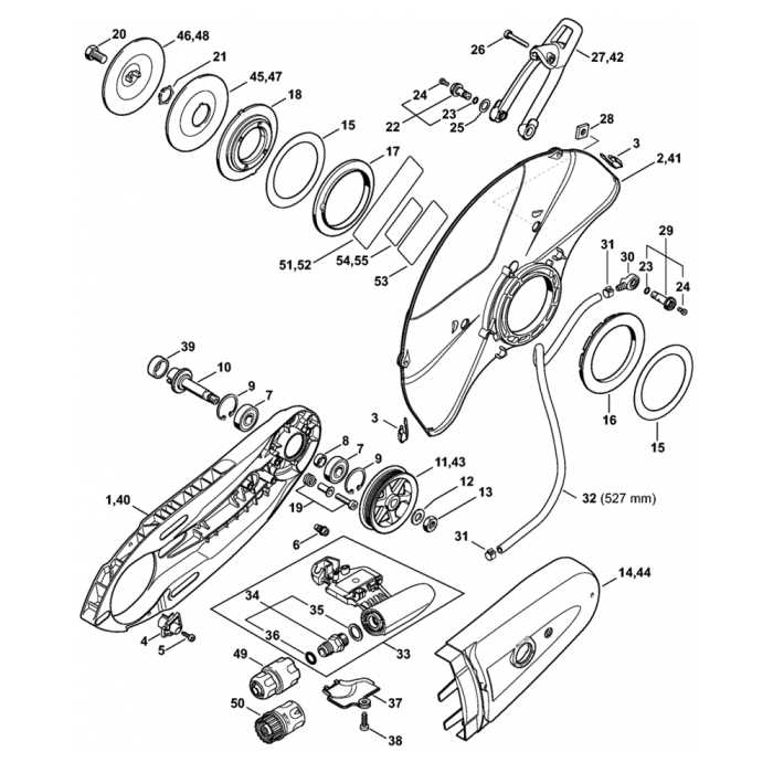 stihl 009 parts diagram