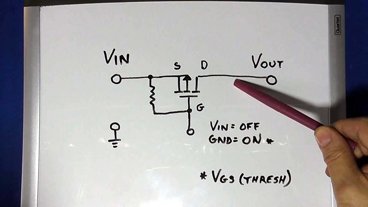 p channel mosfet switch circuit diagram