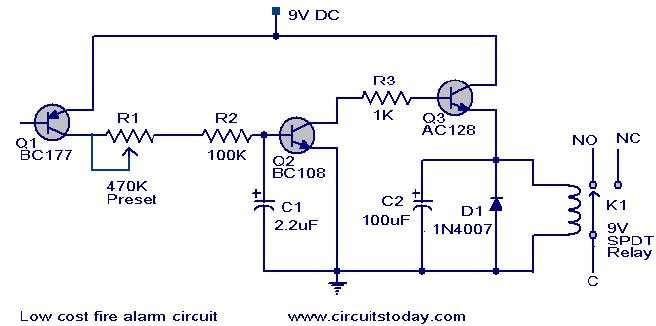 panic alarm circuit diagram