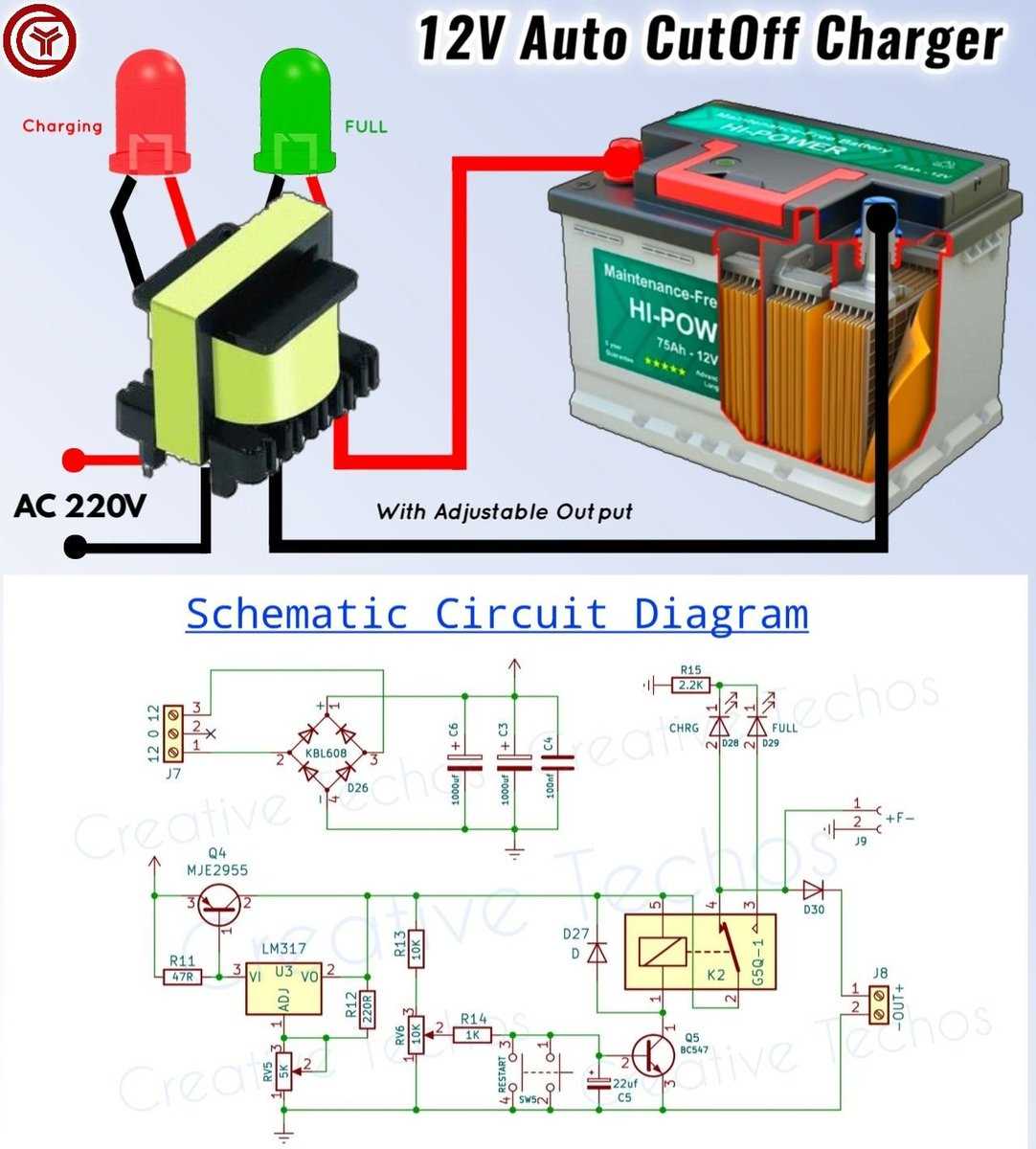 circuit diagram for battery charger 12 volt circuit diagram for battery charger 12 volt