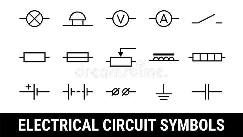 circuit diagram symbol for battery