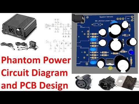 phantom power supply circuit diagram