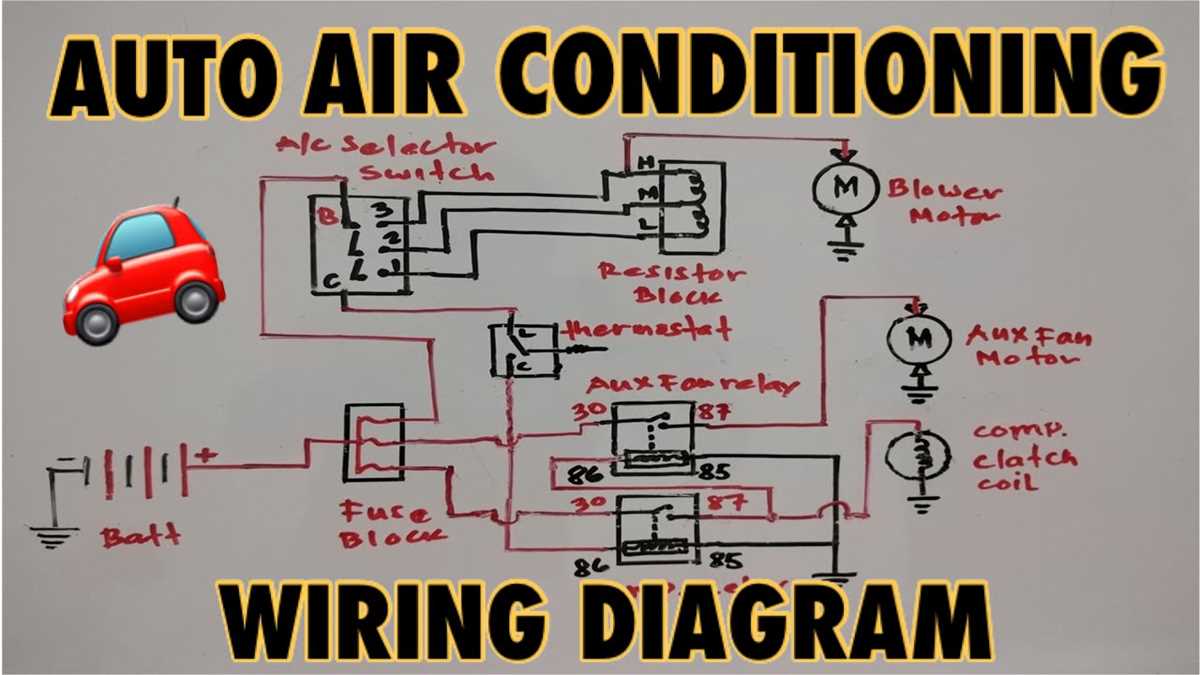 car aircon circuit diagram