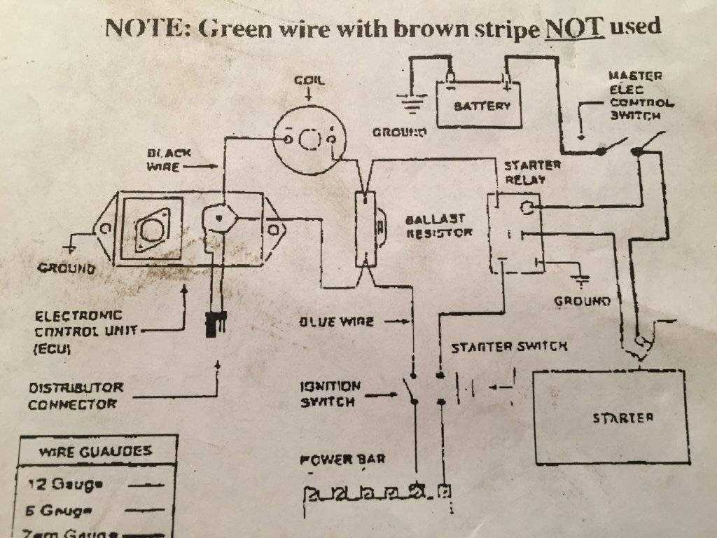 points distributor wiring diagram