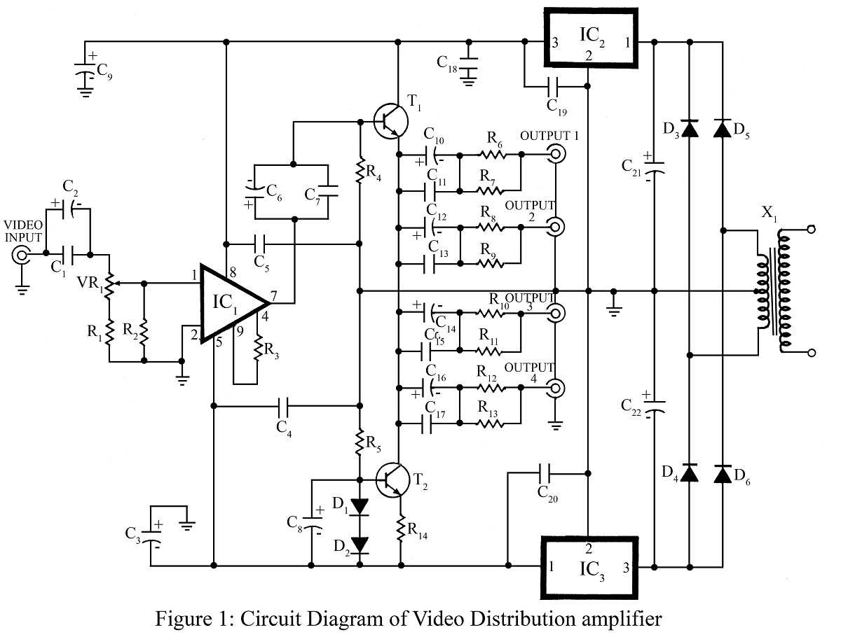 power amplifier circuit diagram