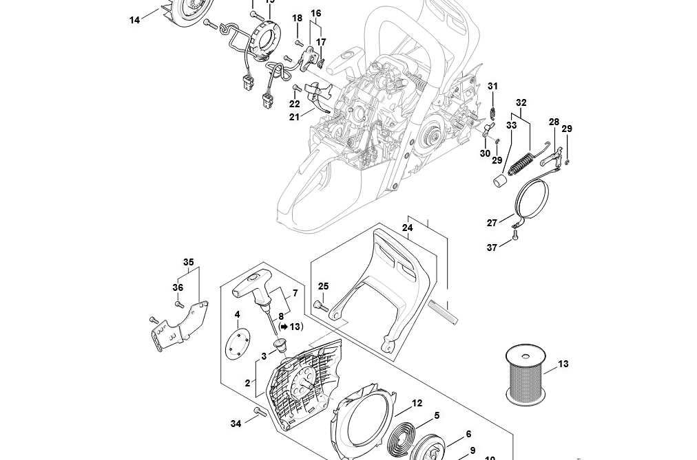 stihl ts400 parts diagram