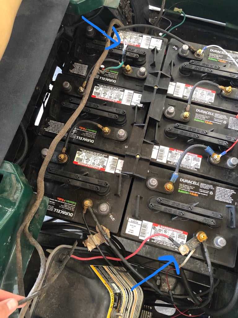 ez go golf cart battery wiring diagram