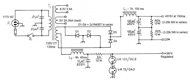 psu circuit diagram