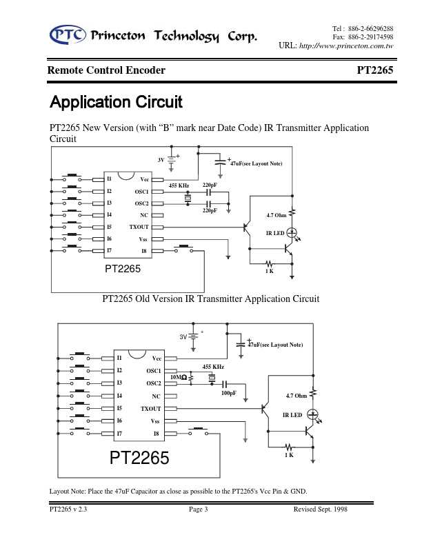 pt2262 circuit diagram