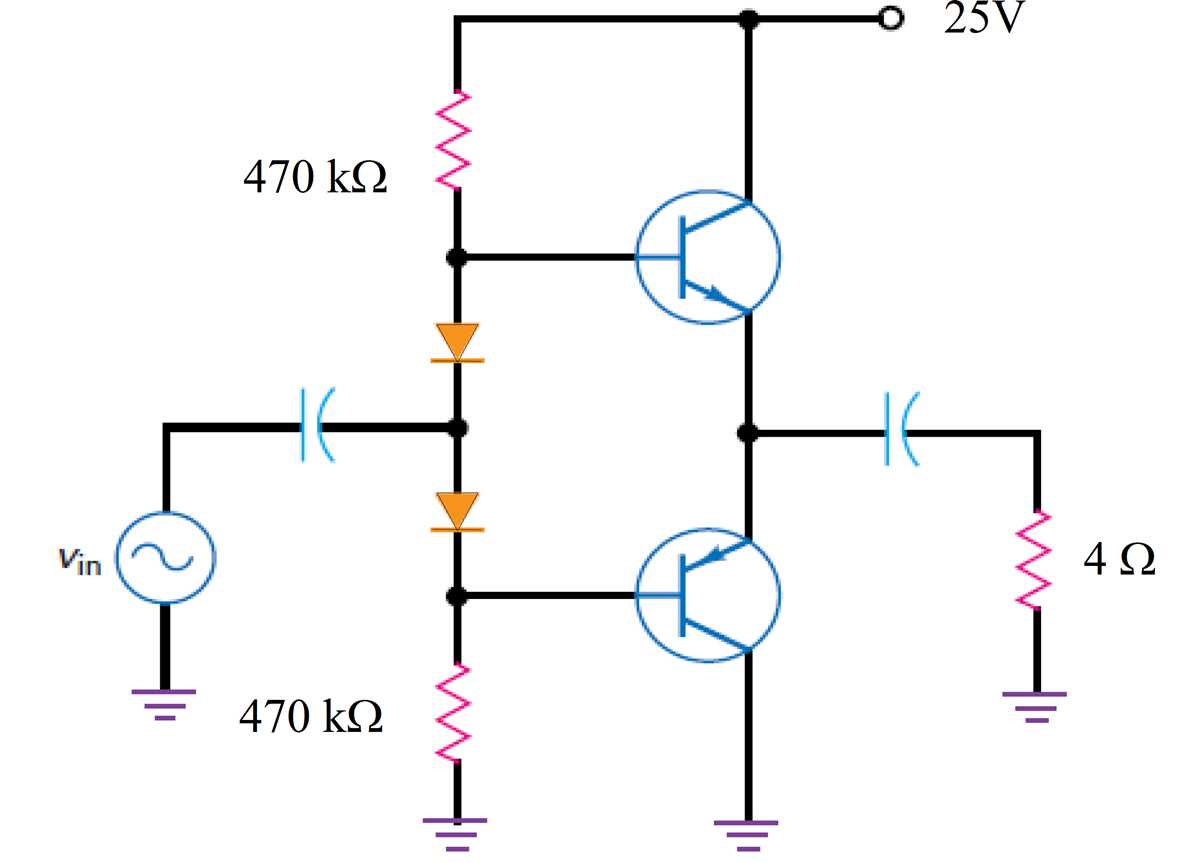 class ab power amplifier circuit diagram class ab power amplifier circuit diagram