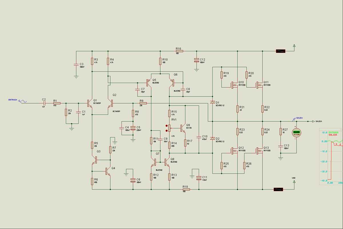 fet amplifier circuit diagram