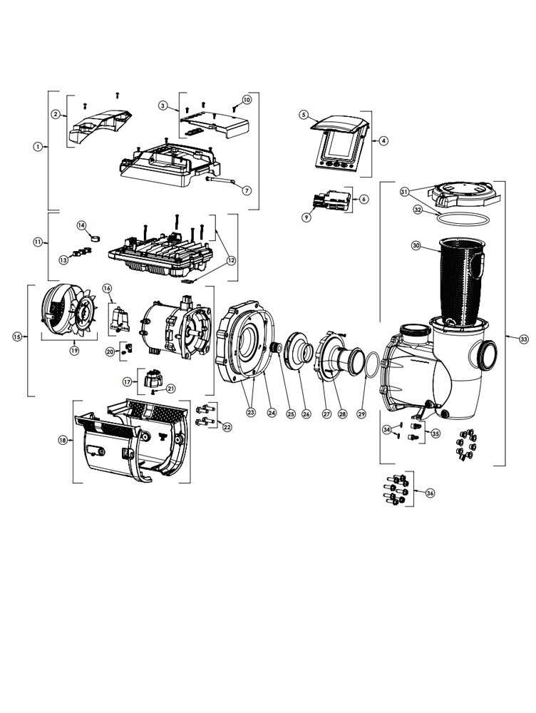 pentair intelliflo 3 vsf parts diagram