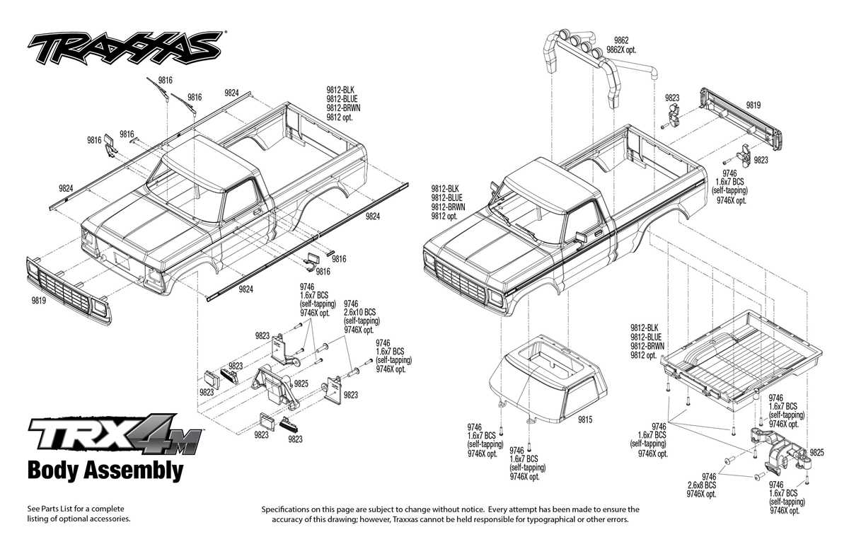 ford f 150 body parts diagram