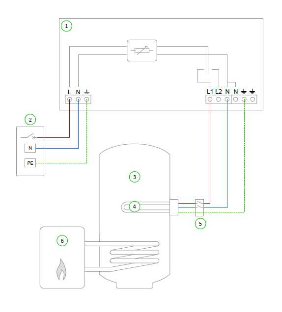 diagram 120 volt single element water heater thermostat wiring