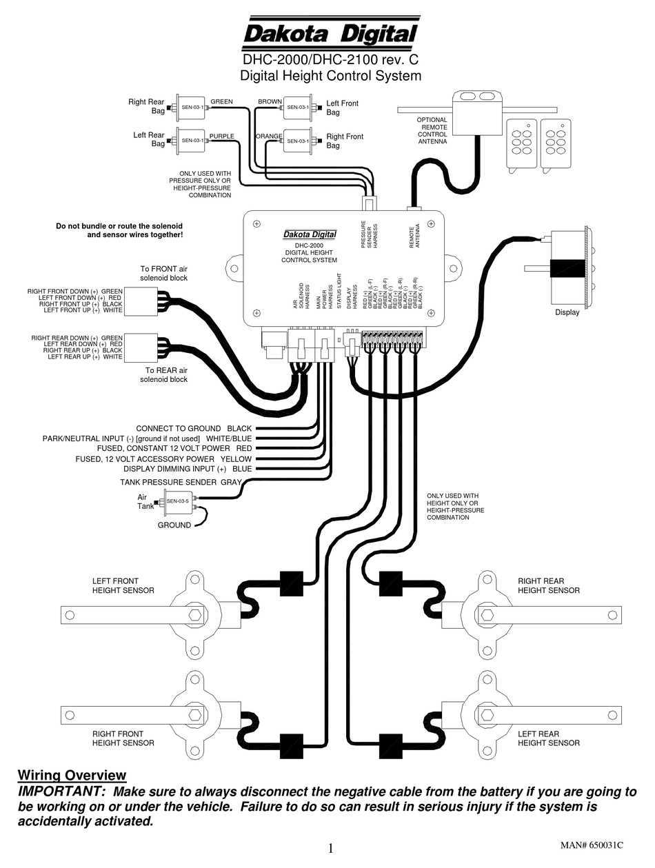 dakota digital wiring diagram dakota digital wiring diagram
