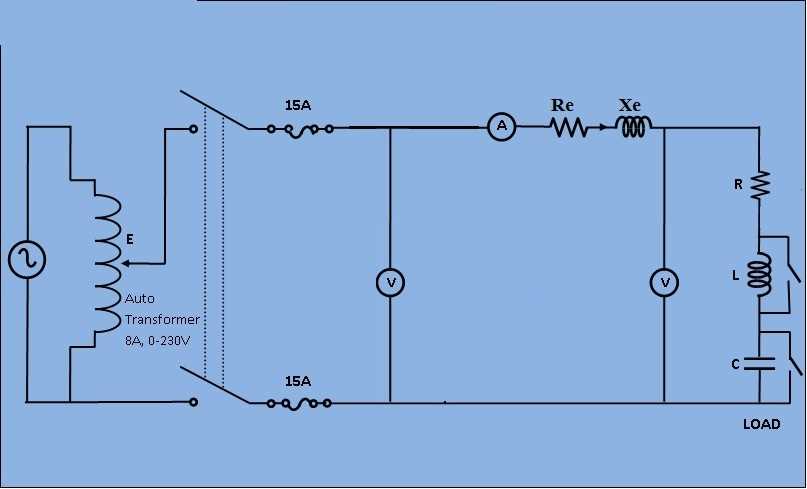 auto transformer circuit diagram