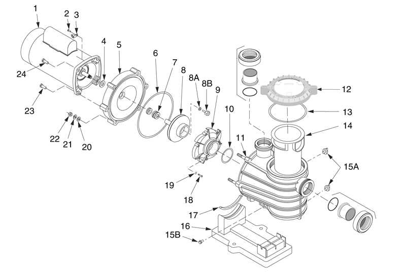 pentair pump parts diagram