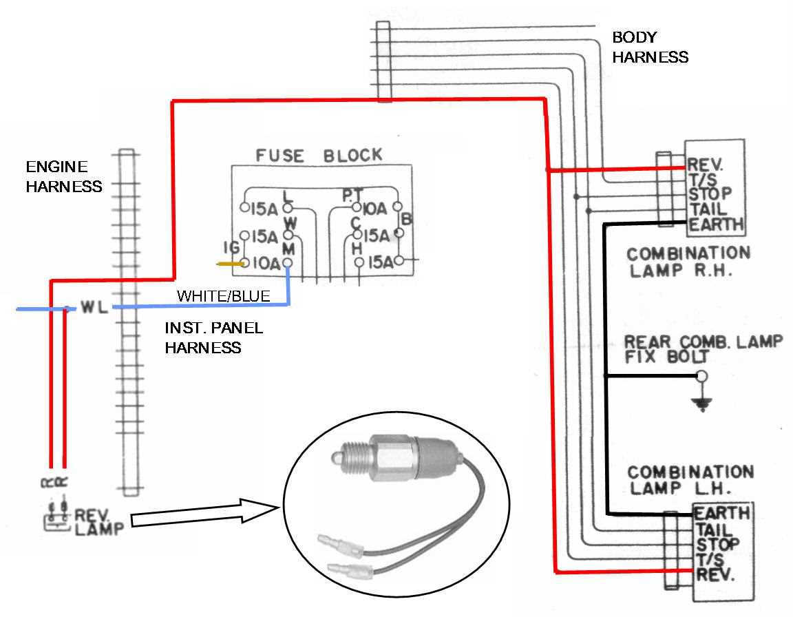 basic reverse light wiring diagram