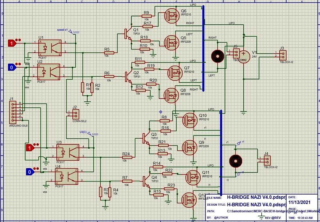 h bridge circuit diagram