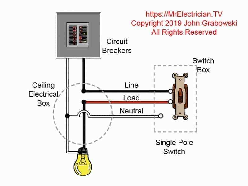 wiring diagram ceiling light