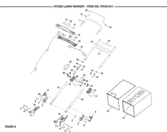 ryobi 40v lawn mower parts diagram ryobi 40v lawn mower parts diagram
