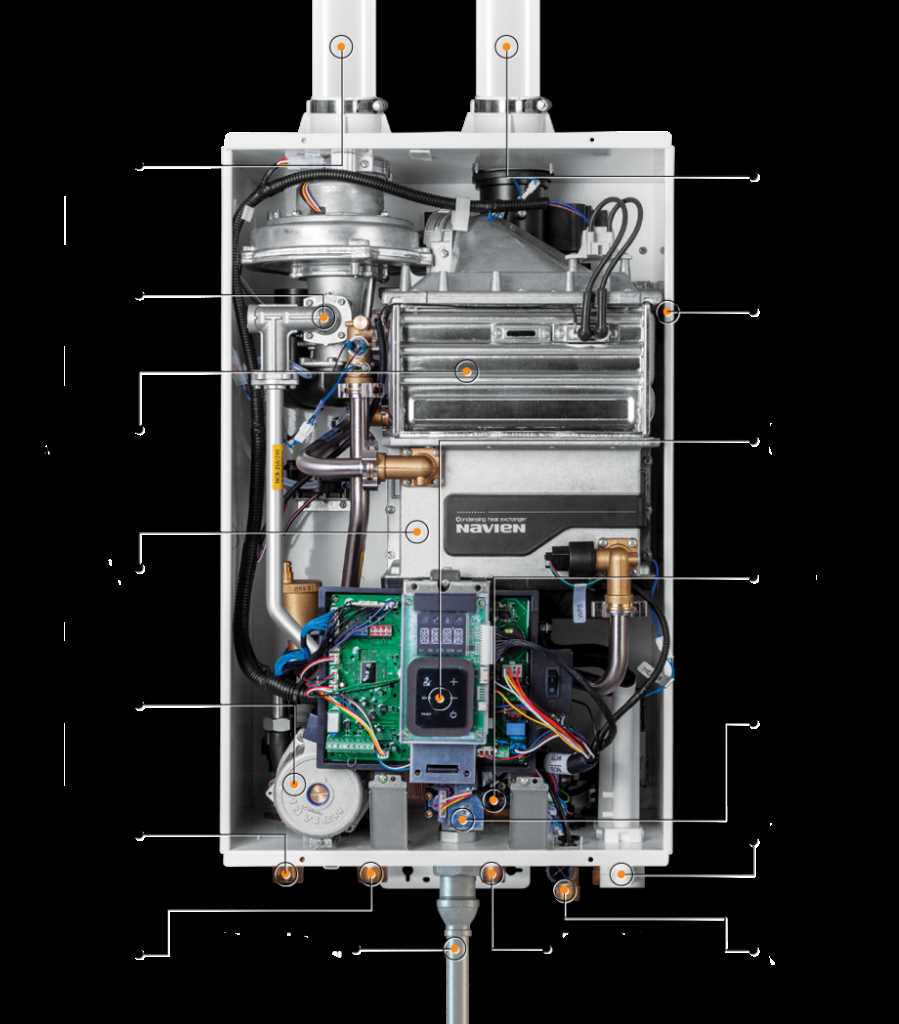 rheem tankless water heater parts diagram