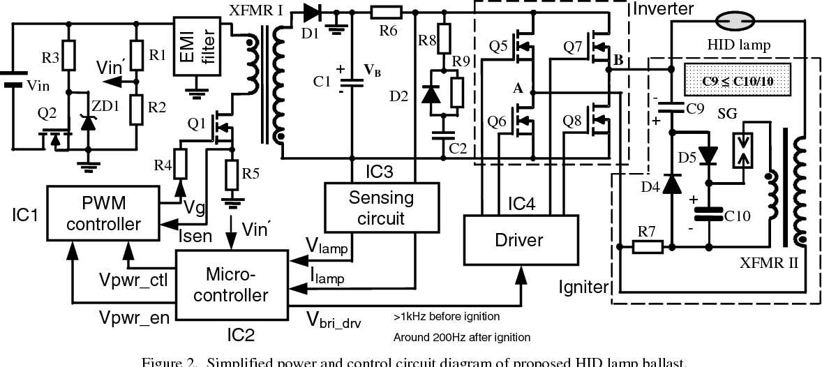 lamp ignitor circuit diagram lamp ignitor circuit diagram