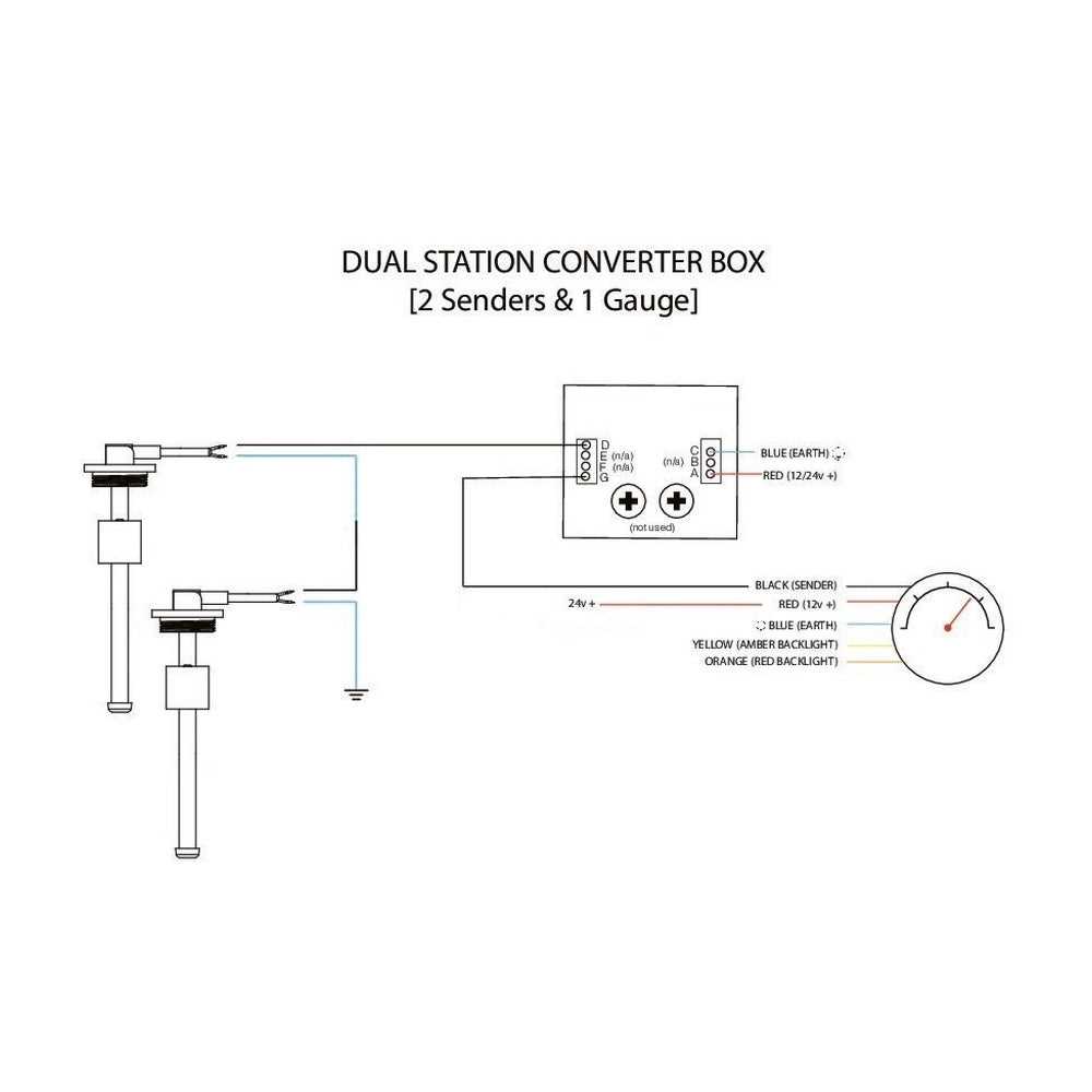 12 volt fuel gauge wiring diagram for boat