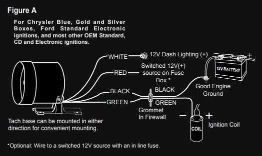 rpm tachometer wiring diagram