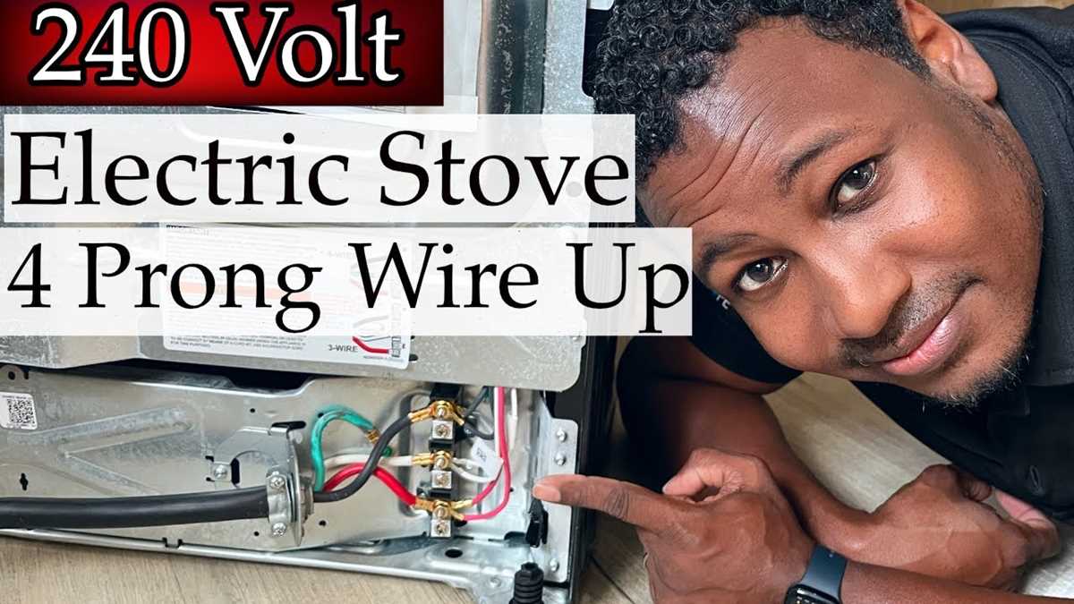 4 prong stove plug wiring diagram