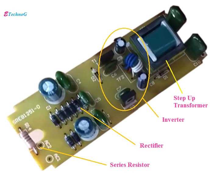 electronic ballast circuit diagram