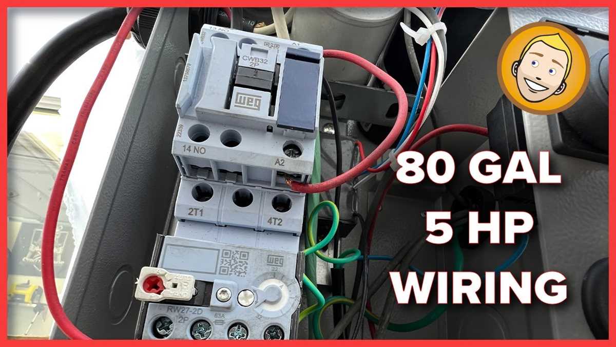 single phase air compressor wiring diagram