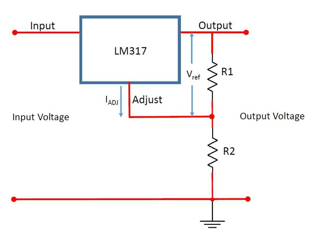 adjustable dc voltage regulator circuit diagram