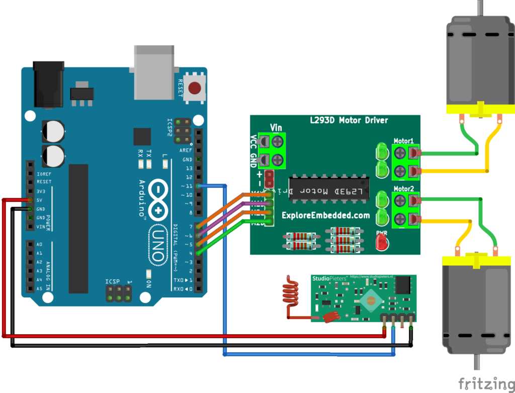 circuit diagram for remote control car