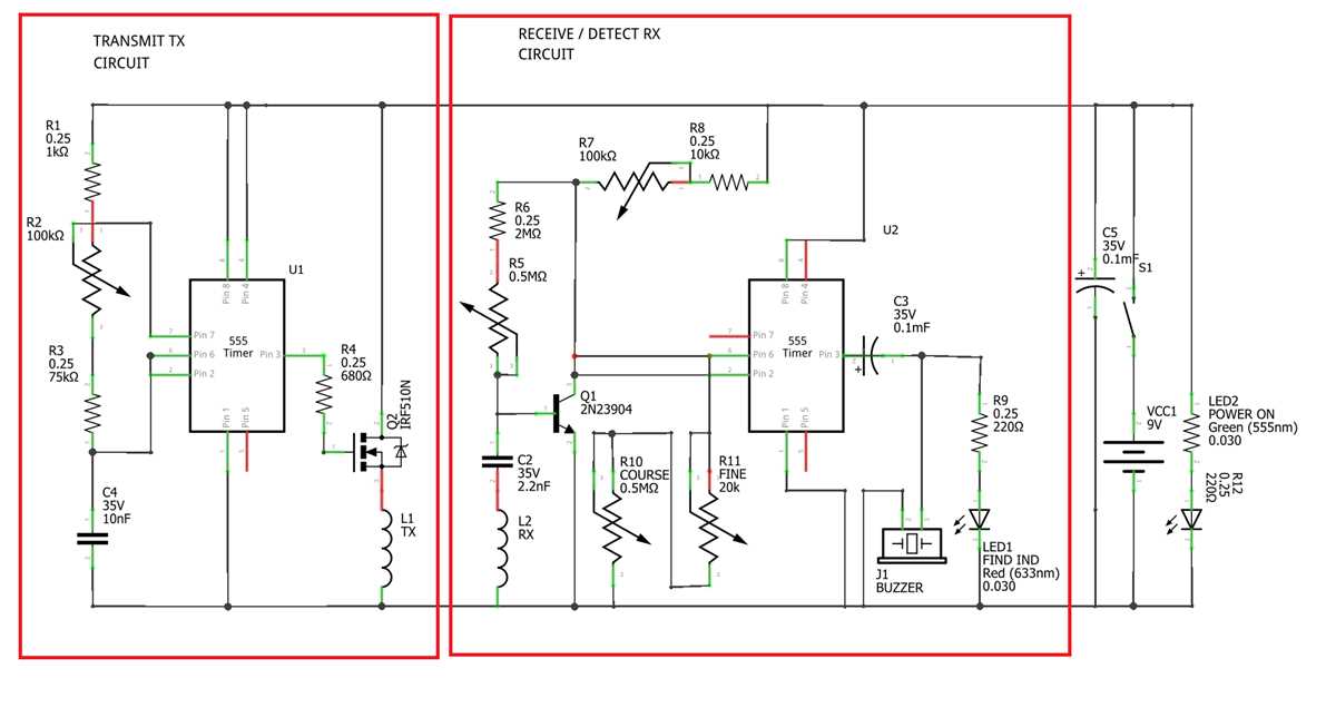deep gold detector circuit diagram deep gold detector circuit diagram