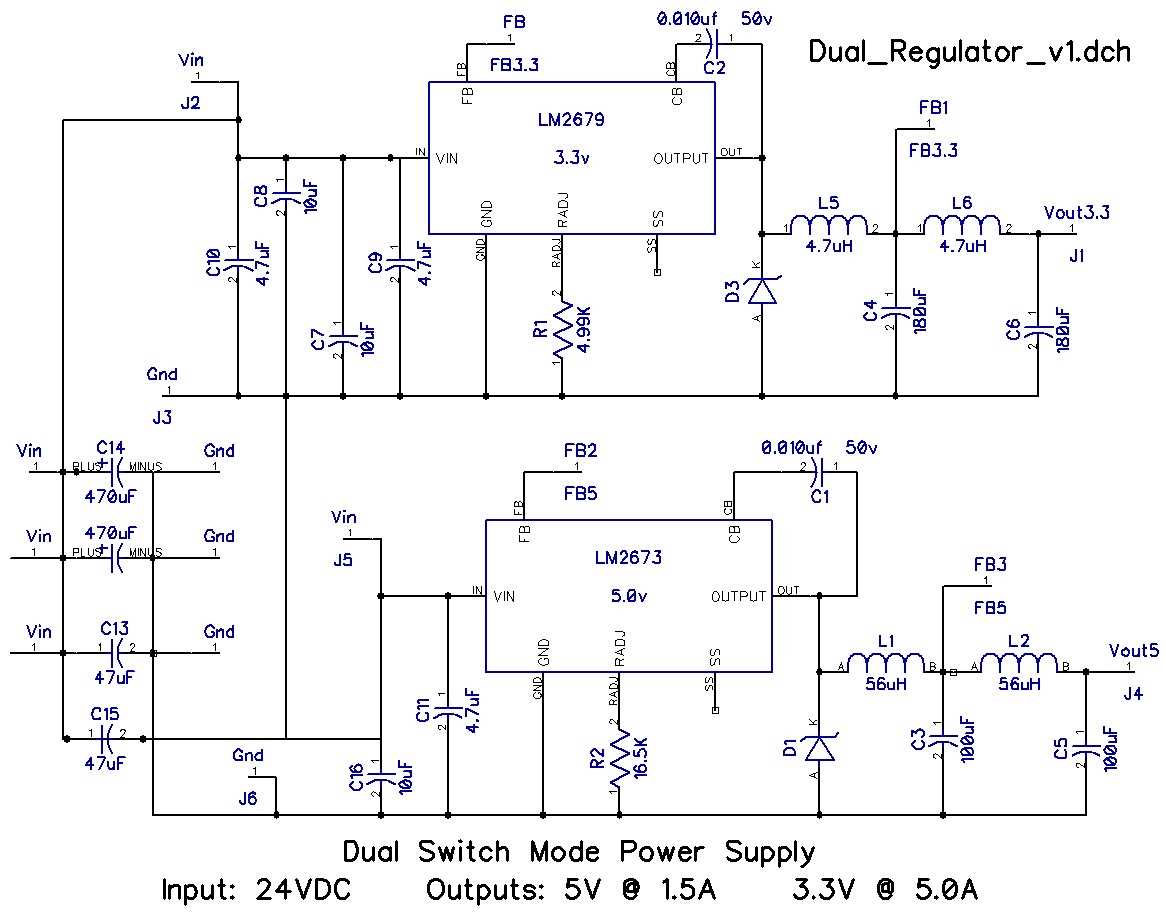 switch mode psu circuit diagram