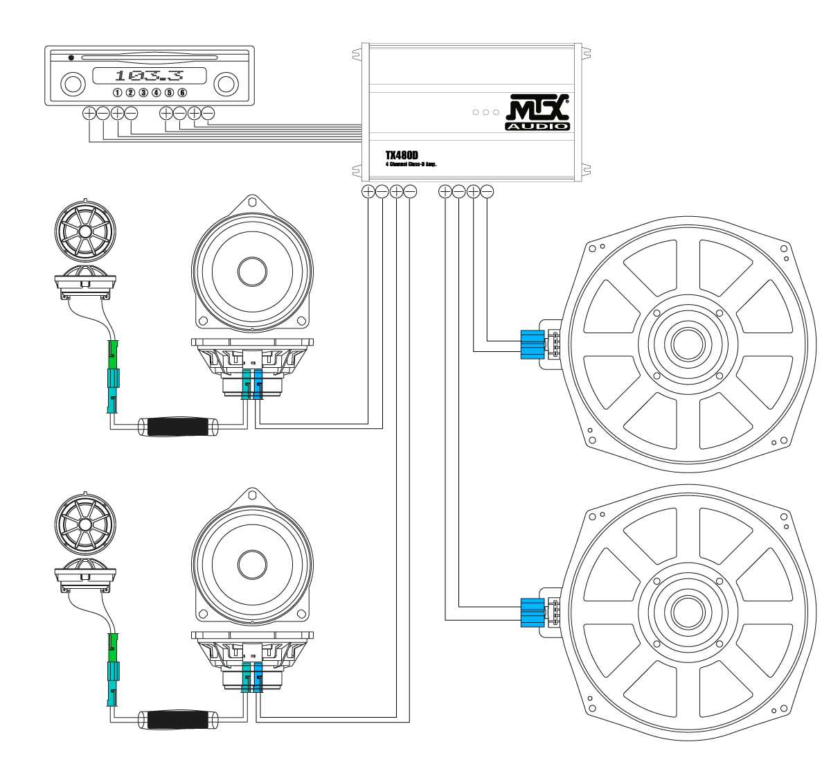 wiring diagram for 5 channel amp wiring diagram for 5 channel amp