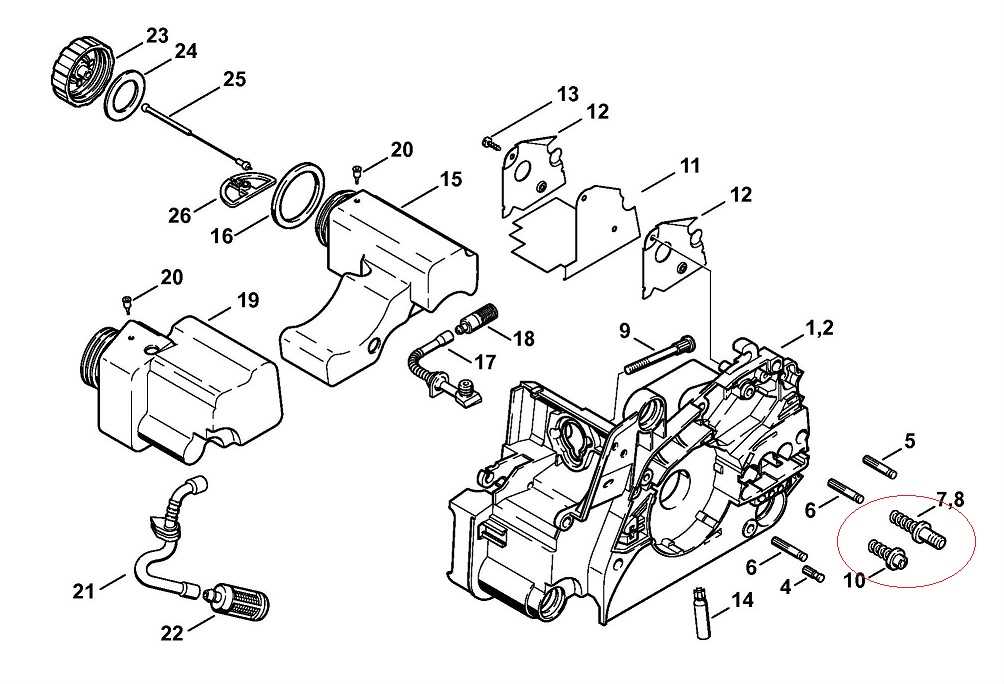 stihl parts diagram 025