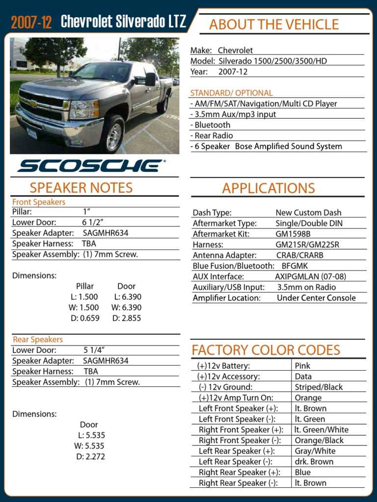 2012 chevy silverado radio wiring diagram