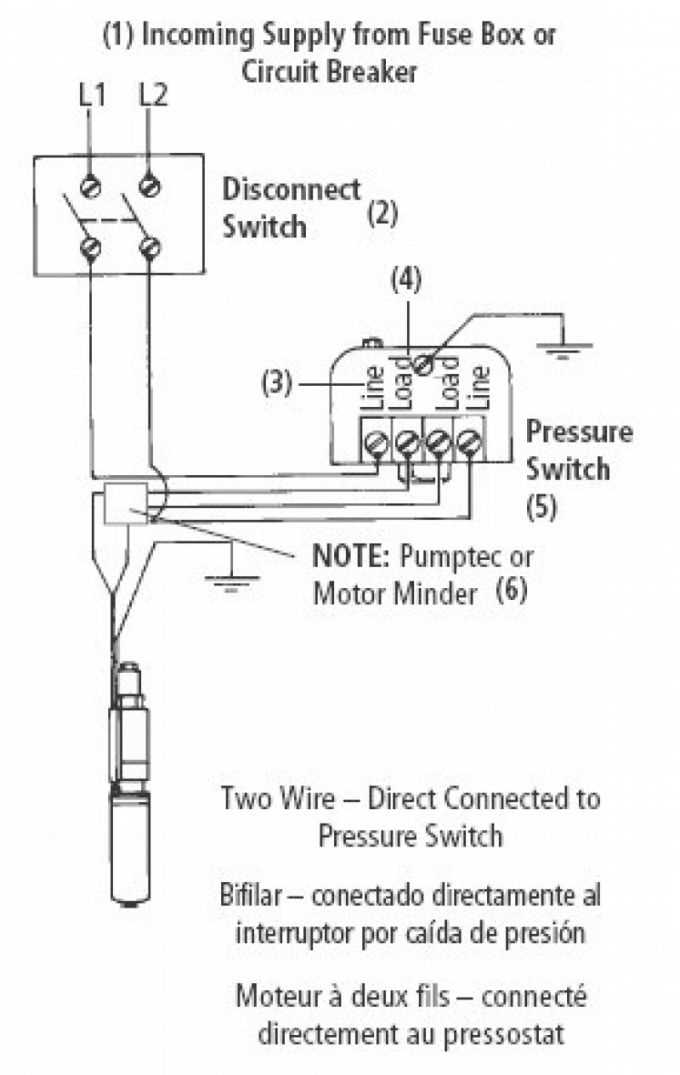4 wire well pump wiring diagram