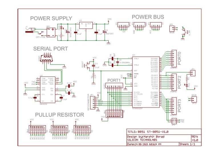 8051 circuit diagram