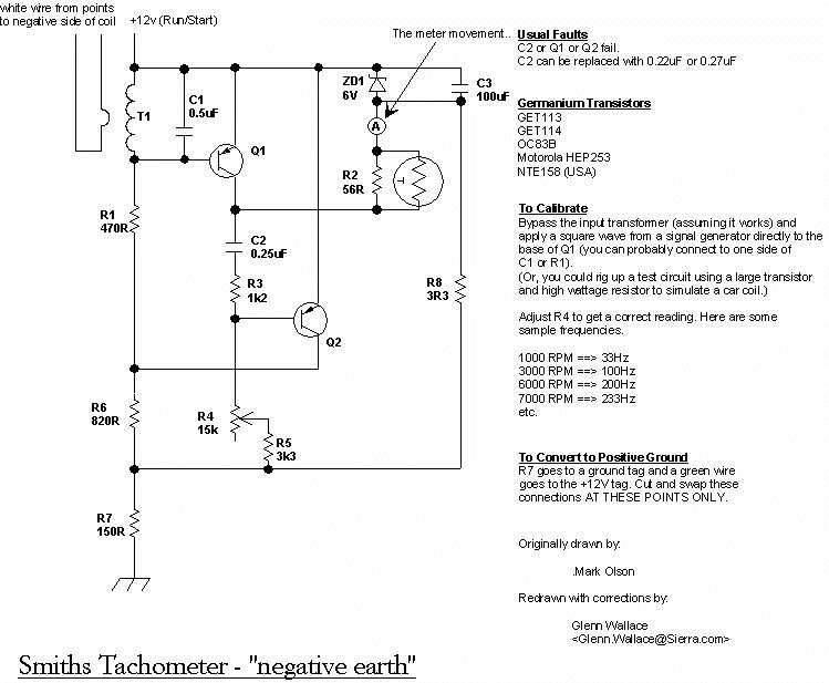 tachometer wiring diagram