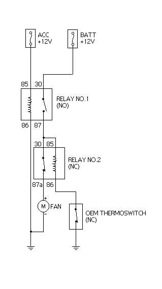 electric radiator fan wiring diagram electric radiator fan wiring diagram