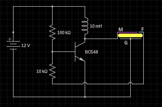 piezoelectric circuit diagram