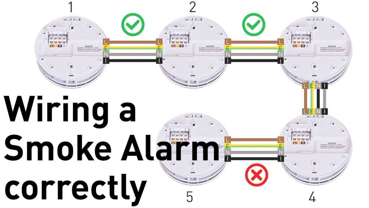 wiring smoke detectors diagram