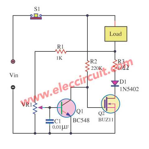 over current protection circuit diagram