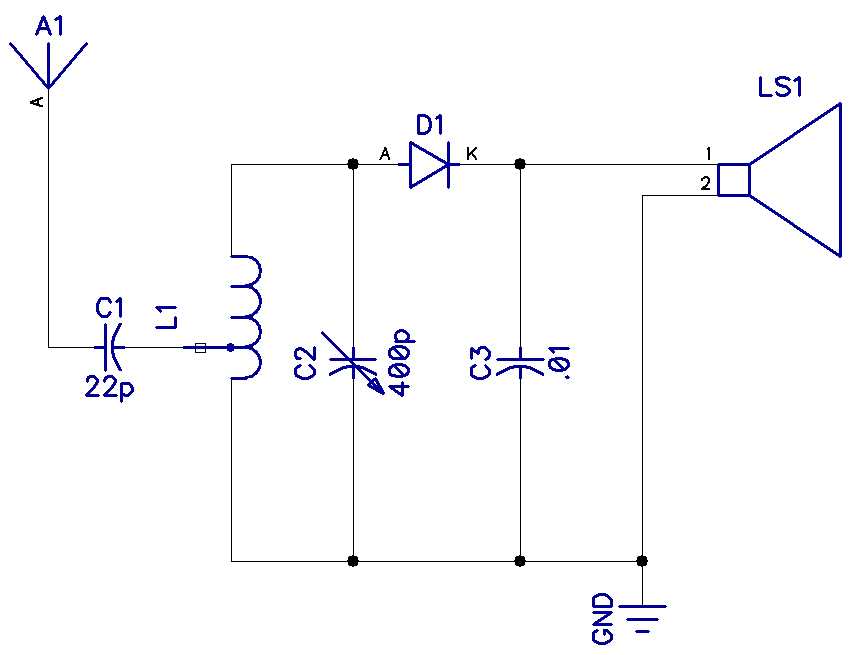 circuit diagram of a radio