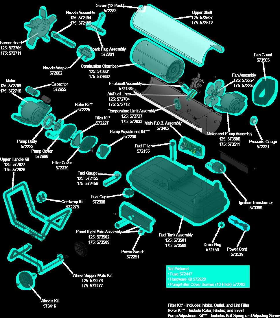 torpedo heater parts diagram torpedo heater parts diagram