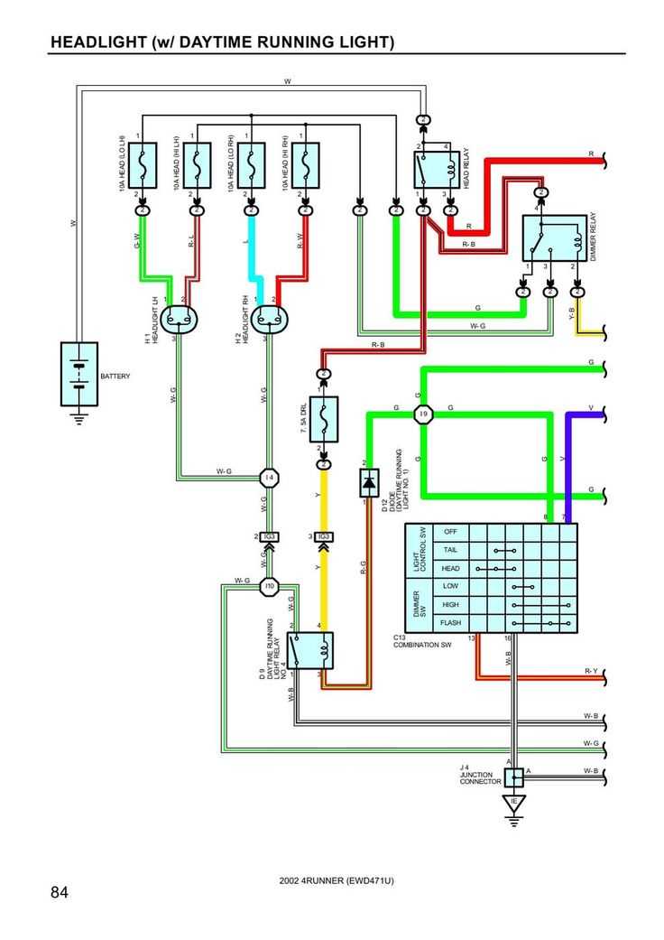 toyota tacoma tail light wiring diagram